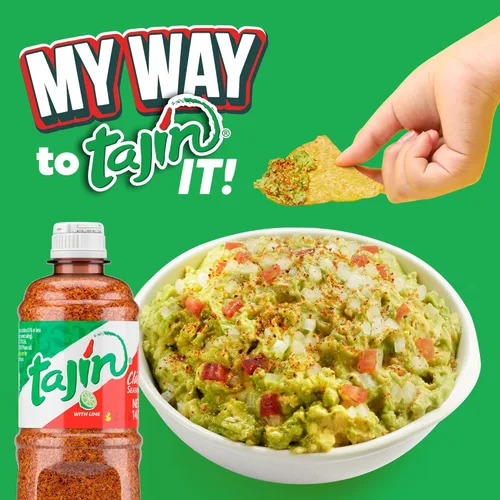 Vista 6 de Tajín Clásico Condimento 14oz y salsa de manzano afrutada tajín 15.38oz paquete (paquete de 2)