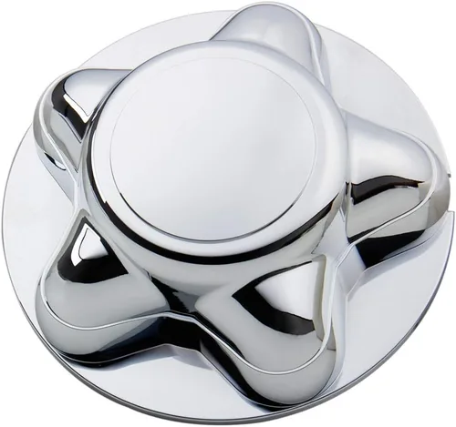 Vista 4 de 2 tapas centrales para SUV cromadas para Ford 2004 F150 Heritage Ford 1997-04 F-150 y 1997-2004 2003 Expedition cubierta de rueda de 7 pulgadas