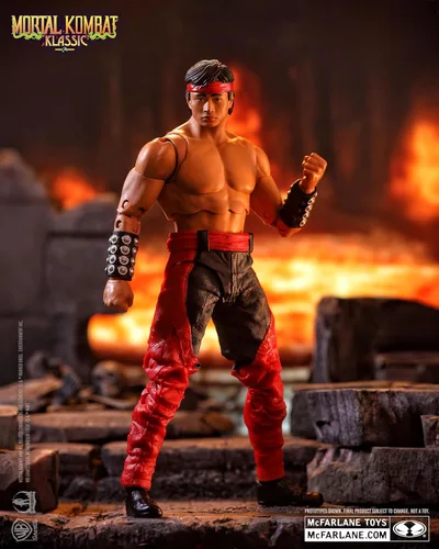 Vista 10 de McFarlane Toys - Figura de acción de Mortal Kombat Klassic Liu Kang de 7 pulgadas