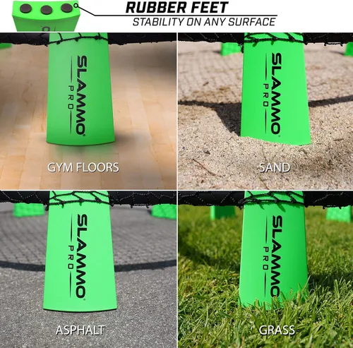 Vista 5 de GoSports SLAMMO PRO Set de juego - Nuevo y mejorado Set PRO con 3 pelotas PRO, bomba y bolsa de transporte
