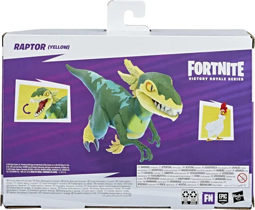 Vista 10 de FORTNITE Victory Royale Series Raptor (amarillo) Figura de acción coleccionable con accesorios, 6 pulgadas
