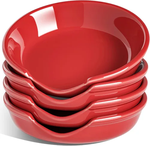 Vista 10 de LE TAUCI Soporte de cuchara de cerámica para cocina, soporte de cuchara de 4.8 pulgadas para estufa, soporte de cuchara de café, cuna para cucharas