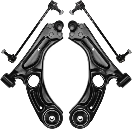 Vista 81 de Detroit Axle - Kit de 4 brazos de control de extremo delantero para Dodge Dart 13-16, Chrysler 200 15-17, 2 brazos de control inferiores, 2 extremos
