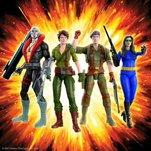 Vista 6 de Super7 ULTIMATES! G.I. Joe Cobra B.A.T. (Comic) - Figura de acción de G.I. Joe de 7 pulgadas con accesorios, coleccionables clásicos de dibujos