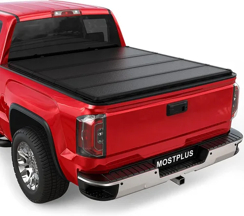 Vista 12 de MOSTPLUS - Funda de tonneau de triple pliegue suave de 5.8 pies para cama de camioneta, compatible con Chevy Silverado 1500 2007 2008 2009 2010 2011