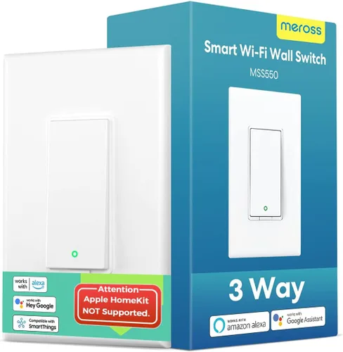 Vista 10 de meross Control inteligente del ventilador de techo e interruptor de luz
