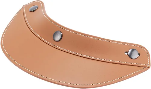 Vista 6 de Casco de Motocicleta con Visera de Pico para Casco de Cara Abierta 3/4, Casco Retro de Motocicleta y Casco Medio, Protección Solar