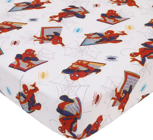 Vista 6 de Marvel Spiderman - Juego de sábanas de 2 piezas para niños pequeños
