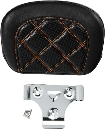 Vista 11 de TCMT Almohadilla de respaldo desmontable para pasajeros Compatible con Harley Touring CVO Road Glide Road King Street Glide Electra Glide Ultra