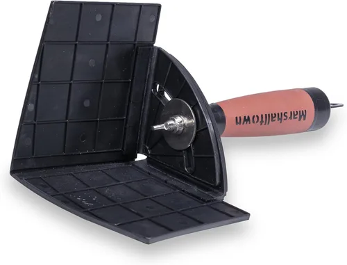 Vista 6 de MARSHALLTOWN Paleta de esquina interior de ángulo exacto, paneles de yeso y paleta de esquina de enlucido, 90 grados a 154 grados, hoja de nailon