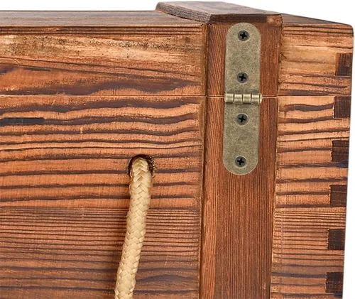 Vista 6 de Bisagras de latón antiguo para caja de madera, bisagras pequeñas de bronce antiguo para manualidades hechas a mano (20, latón antiguo)