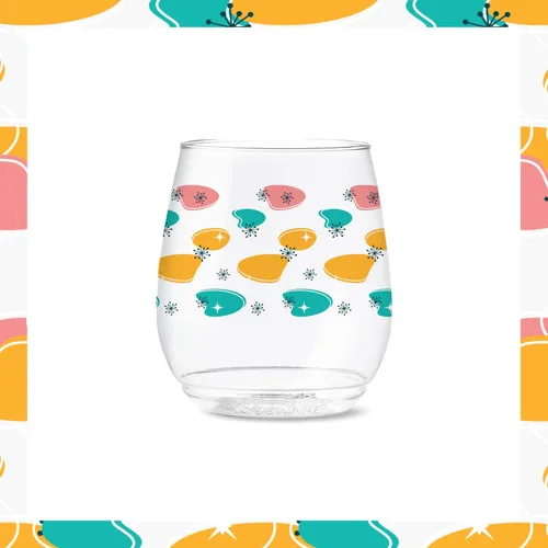 Vista 6 de TOSSWARE POP - Juego de 6 copas de champán con estampado de flauta de 9 onzas, de alta calidad, reciclables, irrompibles y de plástico transparente