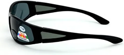 Vista 3 de Gafas de sol deportivas envolventes para hombre polarizadas más lentes de lectura bifocales