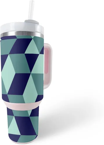 Vista 6 de MightySkins Skin - Vaso de vinilo compatible con Stanley The Quencher H2.0 FlowState de 40 onzas, madera gris, protectora, duradera y única, fácil