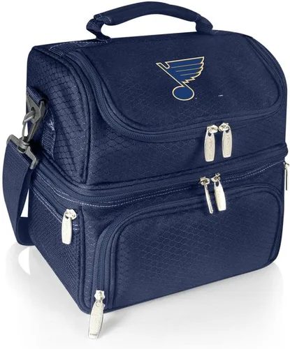 NHL St Louis Blues Pranzo - Lonchera aislada con juego de picnic - Bolsa térmica para el almuerzo