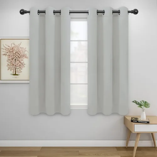 Vista 274 de Easy-Going - Cortinas opacas para dormitorio, aislamiento térmico sólido con ojales, cortinas de ventana para reducción de ruido, cortinas