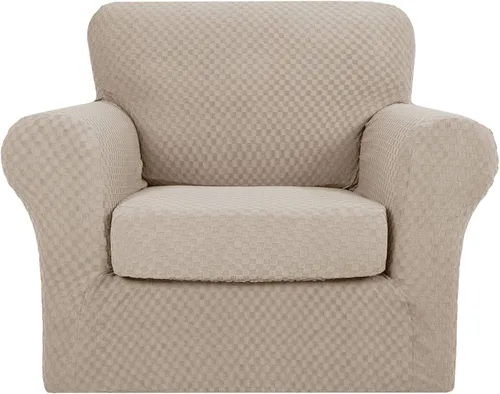 Vista 18 de YEMYHOM - Fundas elásticas para cojín individual, protector de sofá, silla, asiento, funda deslizante, funda suave de sofá, reemplazo, grande, a
