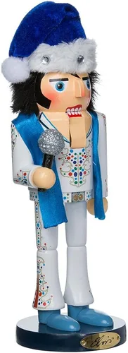 Kurt S. Adler Kurt Adler - Cascanueces Elvis King of Spades (11.0 in)