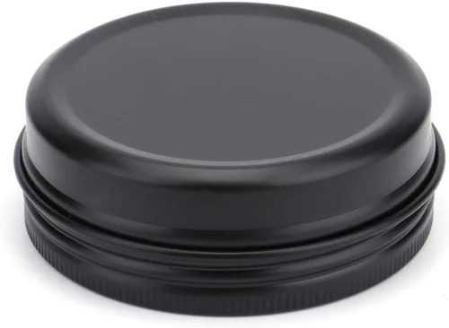 Vista 7 de Foraineam Paquete de 48 latas redondas de bálsamo labial de 2 onzas, recipientes de aluminio para muestras cosméticas con tapa de rosca, latas