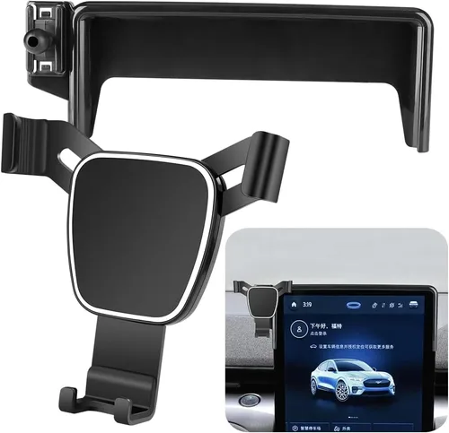 Soporte de teléfono de coche para Ford Mustang Mach-E 2021 2022 2023 2024 2025 2026 Mach E Accesorios de automóvil Soporte de navegación Decoración