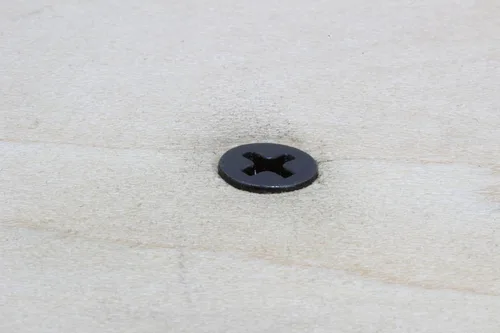 Vista 6 de Bolt Dropper 6 tornillos de madera Phillips de cabeza plana de acero inoxidable recubierto de óxido negro, (25 piezas), 18-8 (304) tornillos