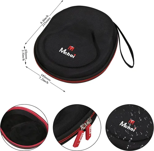 Vista 6 de Mchoi Funda rígida compatible con auriculares Logitech H390 / Logitech Zone 301 con cable, solo funda