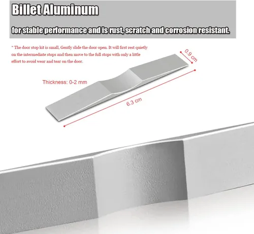 Vista 3 de Kit de tope de puerta intermedio mejorado para furgoneta, DarSeity aluminio Van Mods deslizante Midway Tope de puerta para Mercedes Sprinter/Ford