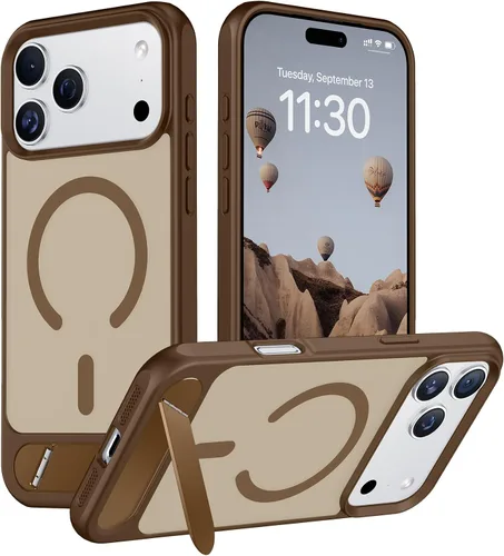 Vista 310 de Funda para iPhone 11 con compatibilidad magnética, [Soporte invisible incorporado][Compatible con MagSafe]