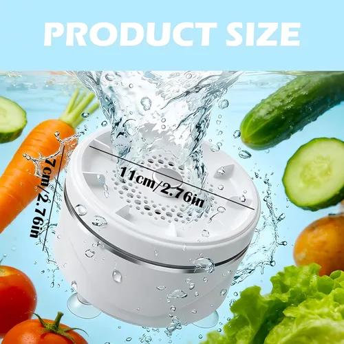 Vista 2 de Fruit and Vegetable Washing Machine, Vegetable Purifier Titanium Electrolysis Fruit and Veggie Cleaning Machine, Fruit Cleaner Device for Home