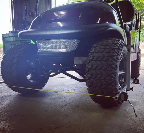 Vista 7 de QuickTrick Kit de alineación de ruedas de carrito de golf (llantas de 8 a 15 pulgadas) - Herramienta de alineación automotriz portátil de bricolaje