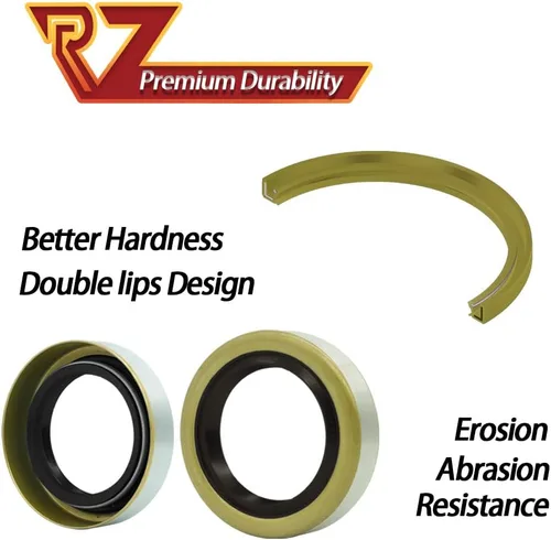 Vista 8 de RV MURTS 4 piezas Sellos de Grasa para Cubo de Rueda de Eje de Remolque ID 1.719" x OD 2.565" Sellos de Grasa de Doble Labio con 4 piezas Pasadores