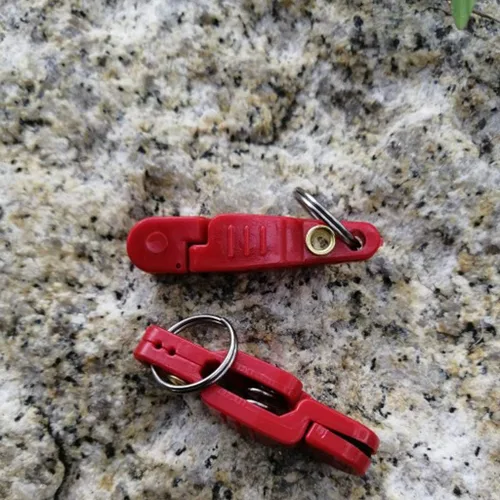 Vista 6 de Clip de línea de liberación de peso a presión para tablero de cepillado de pesca en alta mar, cometa de tensión pesada, clip de liberación a presión