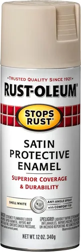 Vista 22 de Rust-Oleum 7776830 - Pintura en aerosol para prevención del óxido, 12 onzas, negro plano