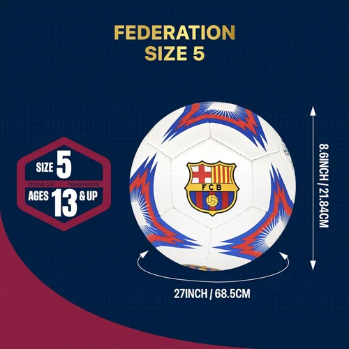 Vista 5 de Icon Sports Officially Licensed LED Light Glow in The Dark Soccer Ball - Size 5