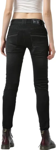 Vista 2 de Pantalones de ciclismo transpirables para motocicleta, leggings de tela de malla, transpirable, ventilado, resistente al desgaste