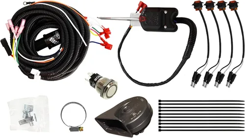 Vista 6 de SuperATV Kit de señal de giro para Polaris Ranger XP 1000 / Crew (ver ajuste) - Con interruptor de columna de dirección y bocina adjunta