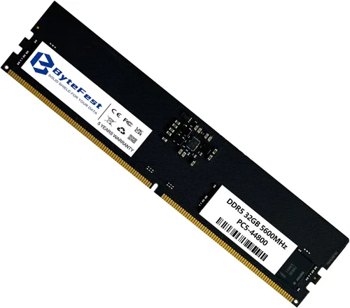 Vista 10 de DDR5 RAM 32GB 4800MHz PC5-38400 CL40 UDIMM 1.1V 288 Pin Compatible Computadora de escritorio Módulo de memoria RAM