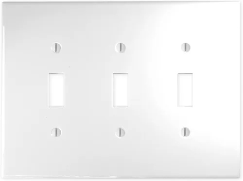 Vista 14 de Questech Cubiertas de tomacorrientes, placas de pared dúplex individuales, placas de interruptor de 1 banda, cubiertas de toma de corriente