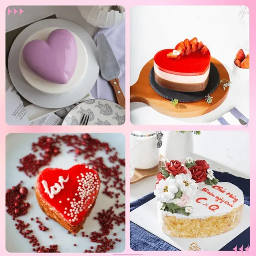 Vista 5 de Youeon Paquete de 3 moldes para pasteles en forma de corazón de 4/6/8 pulgadas con parte inferior extraíble, moldes de aluminio antiadherentes