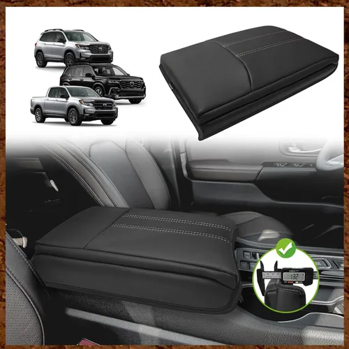 Vista 78 de Muslogy Funda para reposabrazos de consola central apta para Chevy Silverado/Tahoe y GMC Sierra/Yukon 2007-2013, cómoda almohadilla