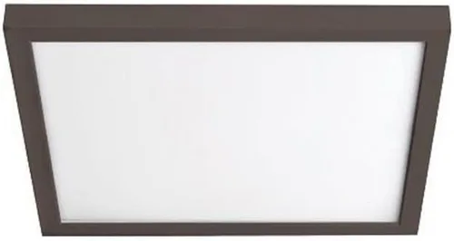 Vista 11 de WAC Lighting, Cuadrado 11in LED Energy Star Montaje empotrado 3500K en bronce