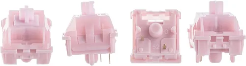 Vista 3 de EPOMAKER KTT Baby Series - Juego de interruptores mecánicos, 45 piezas, interruptores prelubricados de 5 pines, interruptor lineal para teclado