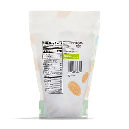 Vista 2 de 365 by Whole Foods Market, Almendras enteras crudas, 16 onzas