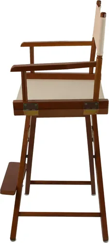 Vista 48 de American Trails - Silla de director extra ancha de 24 pulgadas, marco negro con lienzo verde cazador, altura de mostrador