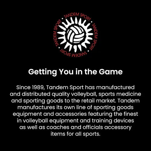 Vista 4 de Tandem Sport Rodilleras de voleibol - Negro XS