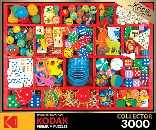 Vista 4 de RoseArt - Kodak Premium - Caja de juguetes vintage - Rompecabezas de 3000 piezas para adultos