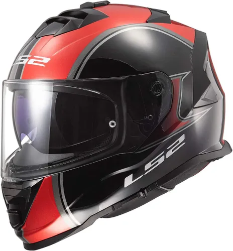 Vista 14 de LS2 - Casco integral Assault para motocicleta con visera solar
