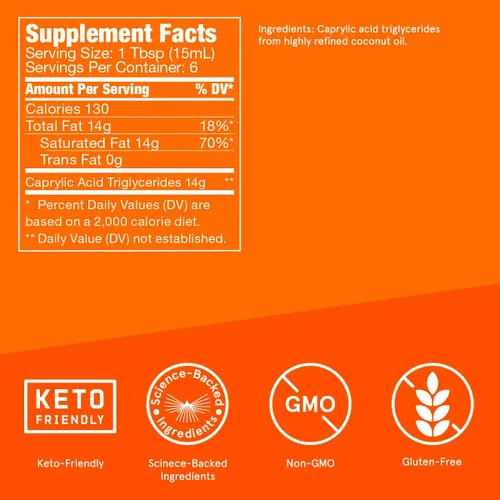 Vista 20 de Bulletproof Brain Octane C8 Aceite MCT, 32 onzas (paquete de 3), suplemento Keto para energía sostenida y apoyo al antojo