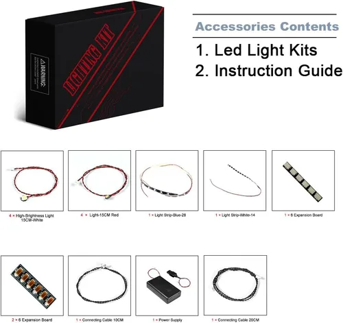 Vista 2 de BrickBling Kit de luz LED compatible con Lego Corvette 10321 Car, nueva iluminación 2023 compatible con Lego Chevrolet Corvette, no incluye