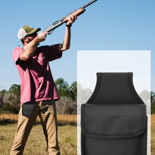 Vista 3 de Xxerciz Bolsa táctica de munición, bolsa de munición suelta de nailon para cinturón, bolsillo de munición de caza de tiro, bolsa de transporte